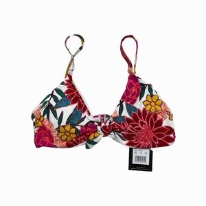 Sunn Lab Tropical Swim Floral Bikini Swim Top